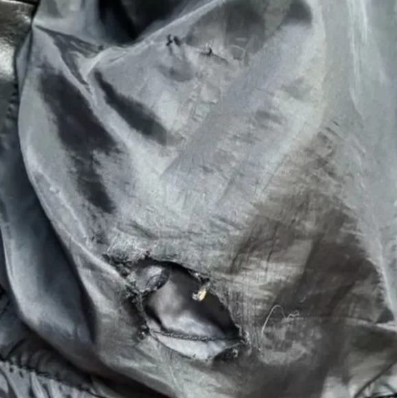 VINTAGE 100% leather black motorcycle jacket size medium/large - Picture 10 of 16